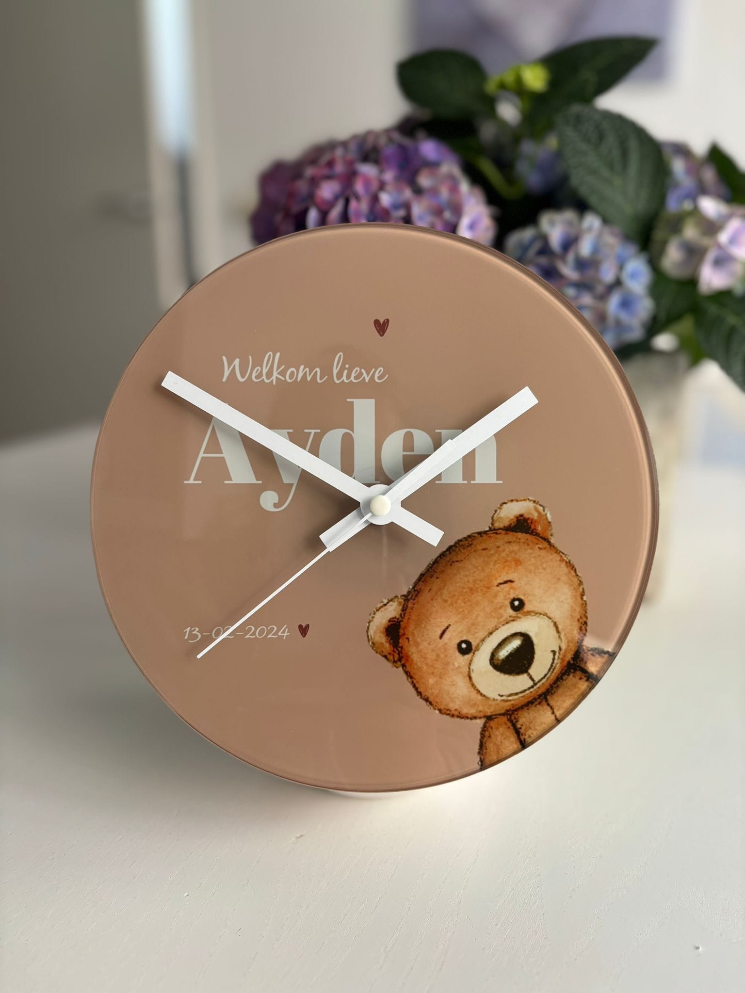 Sublimatie klok gemaakt door Nannette