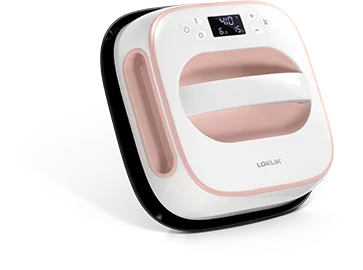 A LOKLiK Easy Heat Press in romance pink