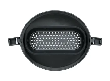 Top view of a LOKLiK ImPress™ Hat Insulated Safety Base in black plastic