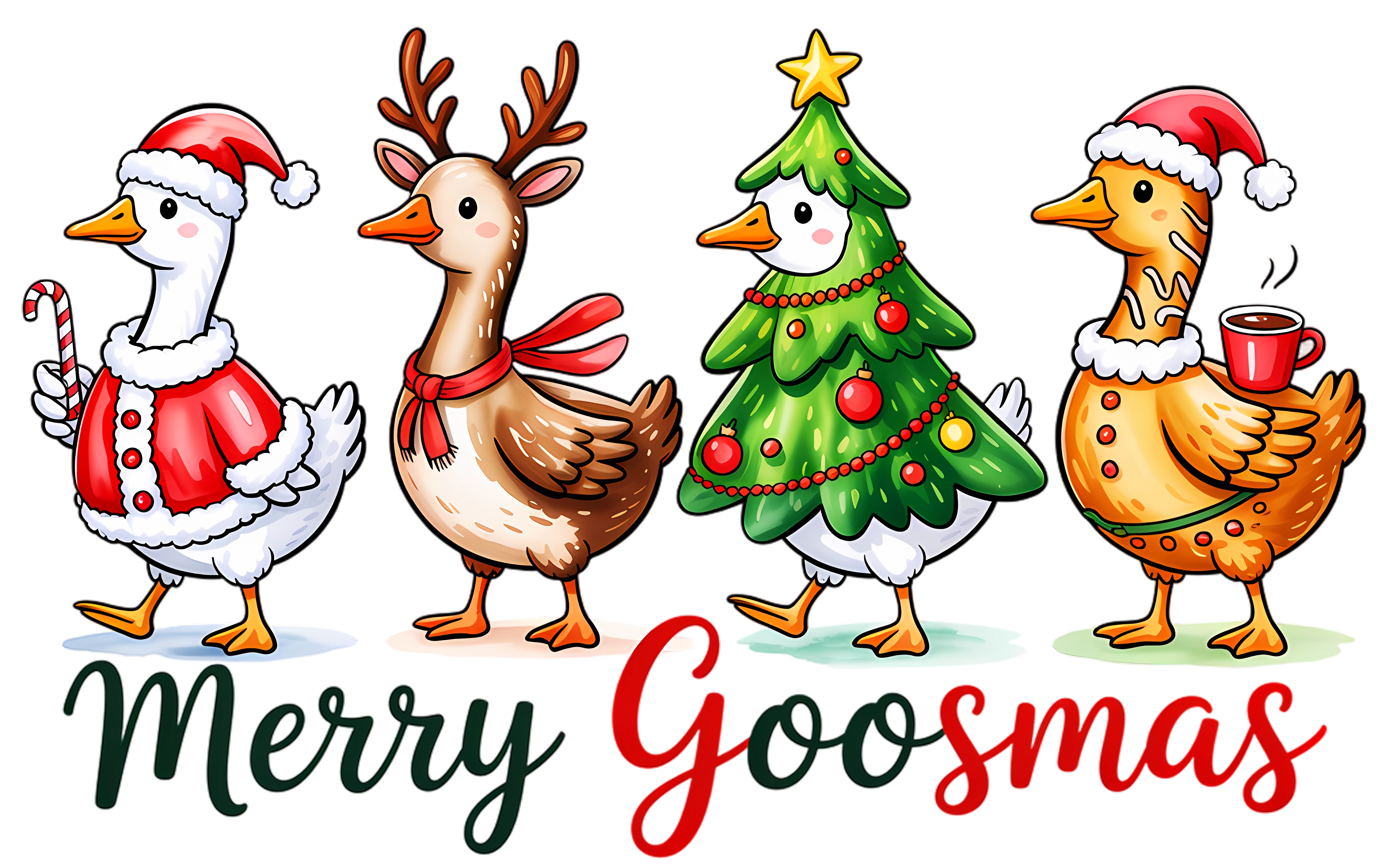 DTF Design kant en klaar – Silly Goose Design Christmas CH0011 DTF Design kant en klaar – Silly Goose Design Christmas CH0011