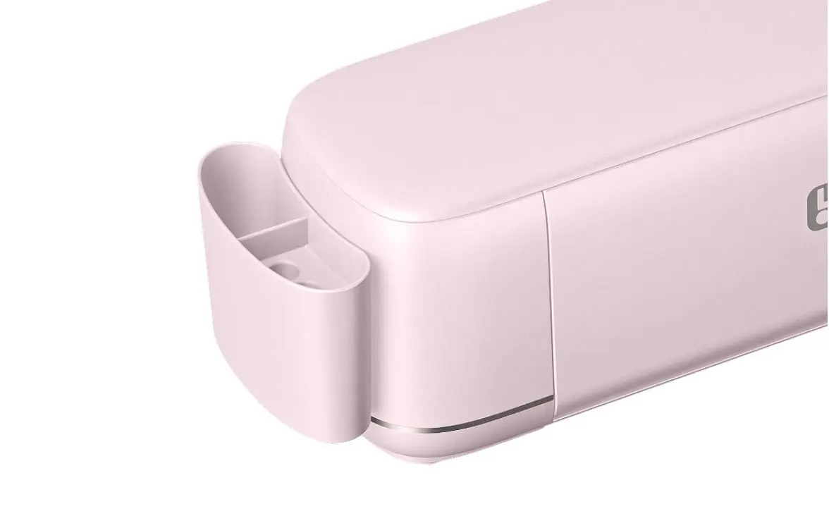 Close-up view of the detachable tool holder of a LOKLIK iCraft™ in Pastel Pink
