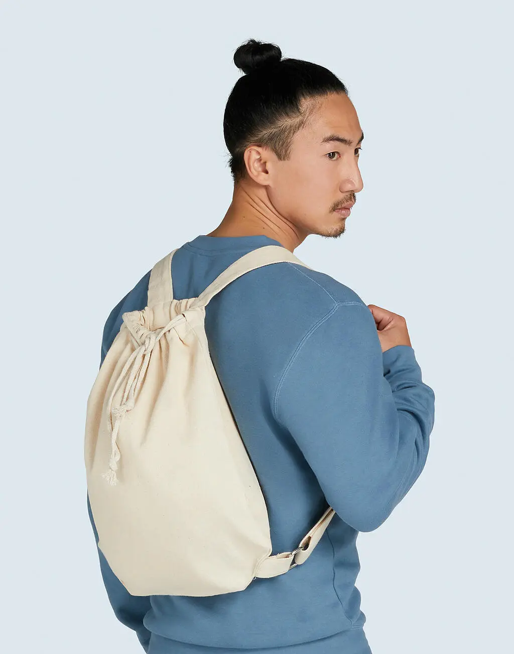 SG Accessories - BAGS Canvas Backpack Straps and Drawstring