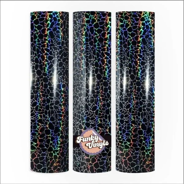 FunkyVinyls Opal Crack Black