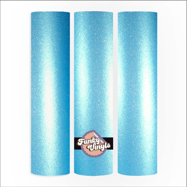 FunkyVinyls Glitter Blauw