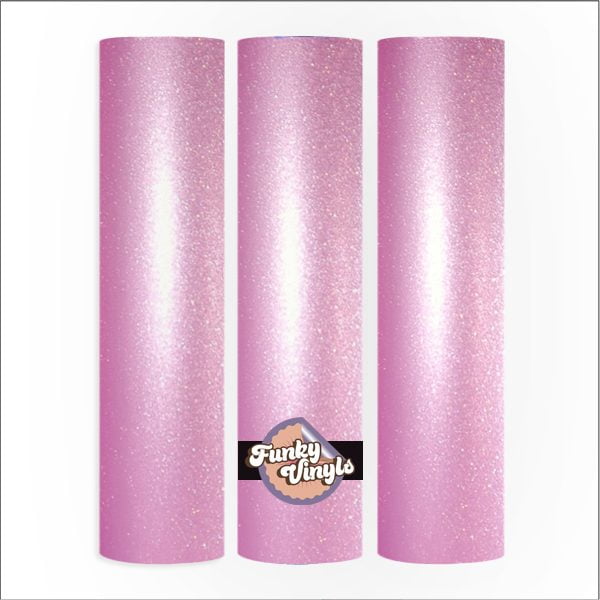 FunkyVinyls Glitter Roze