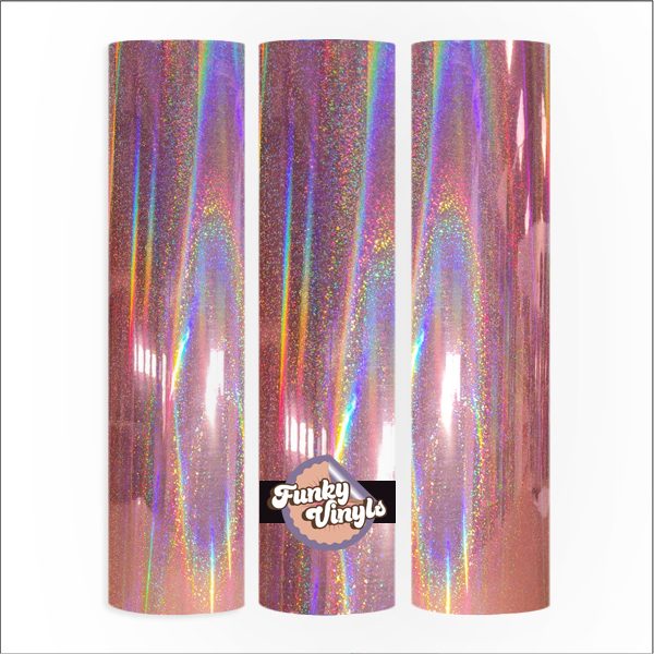 FunkyVinyls Rose Gold Sparkle