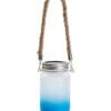 Sublimatie Mason Jar Lantaarn Frosted 15oz , Gradient Light Blue