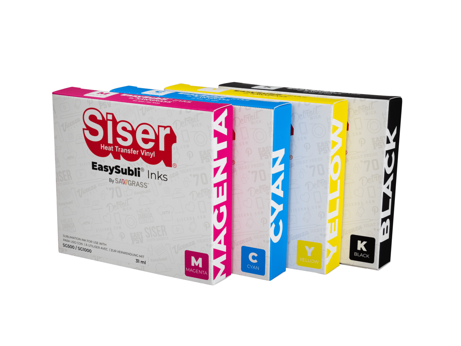 Siser Easy Subli Ink Voor Sawgrass Virtuoso Printers Sg500 En Sg1000 Decorabel Blanco Textiel 4484