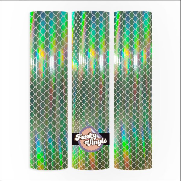 FunkyVinyls Opal Scale Green