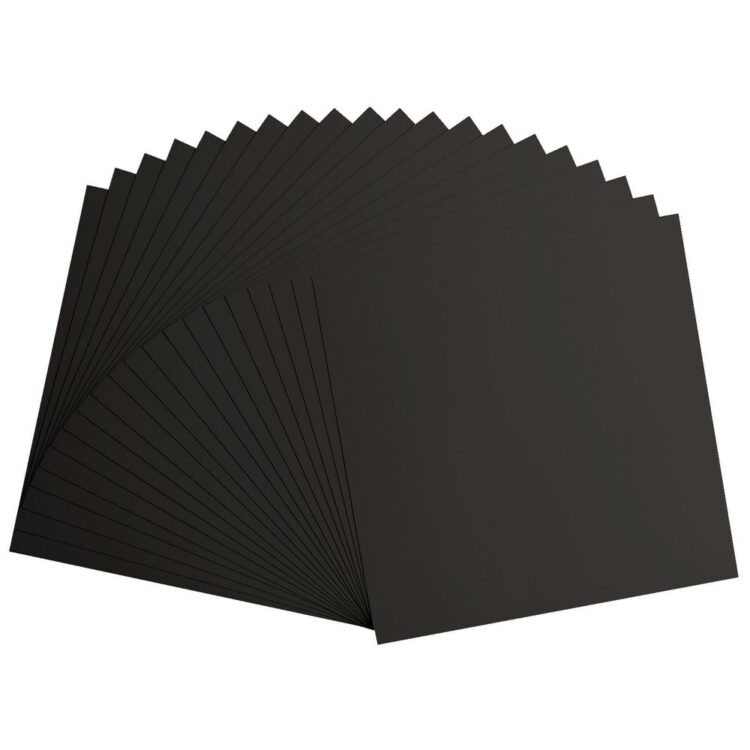 Florence • Cardstock Papier Glad 30,5x30,5cm Black1