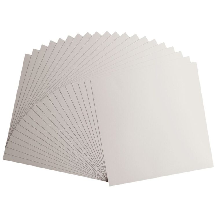 Florence • Cardstock Papier Glad 30,5x30,5cm Cool grey