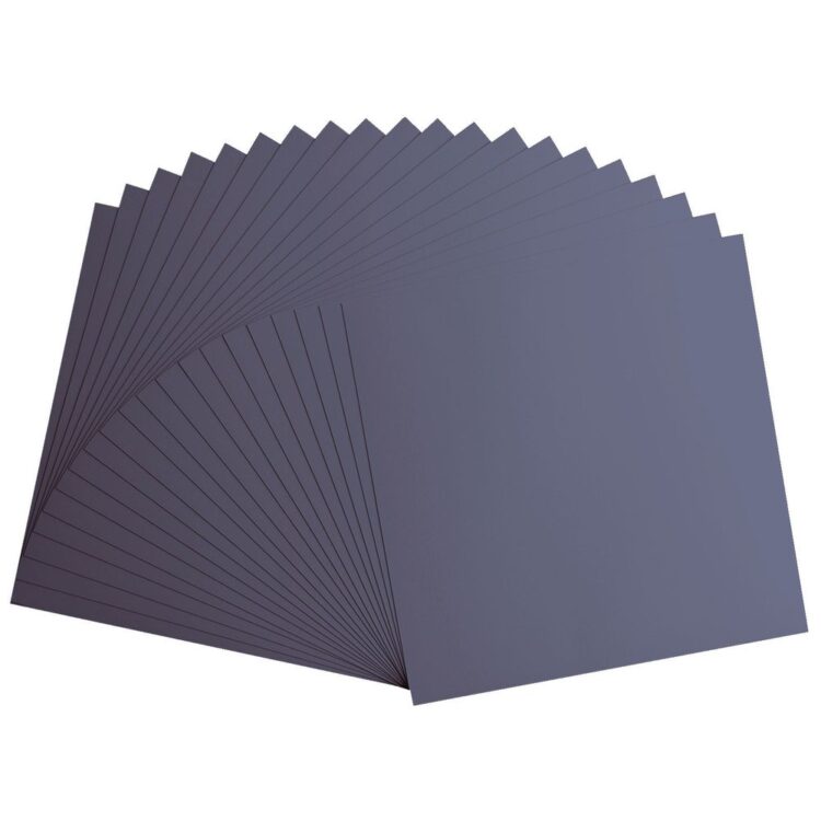 Florence • Cardstock Papier Glad 30,5x30,5cm Graphite