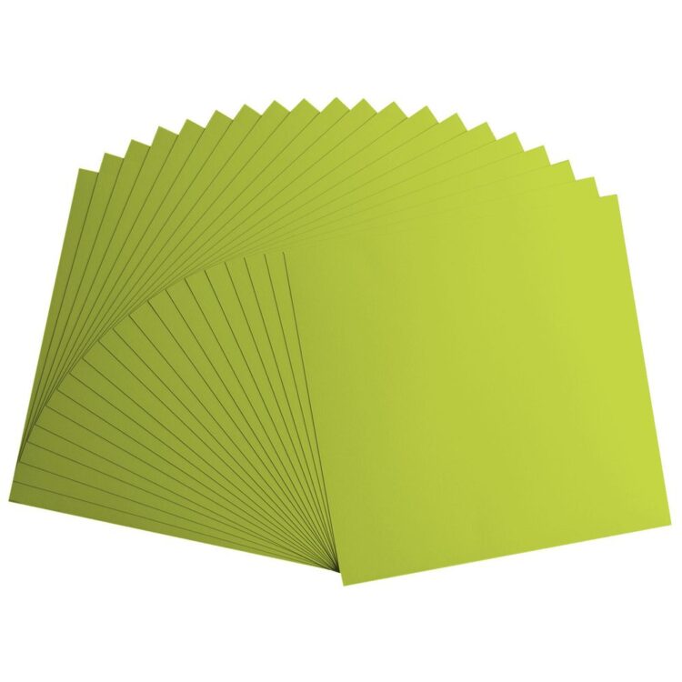 Florence • Cardstock Papier Glad 30,5x30,5cm Lime