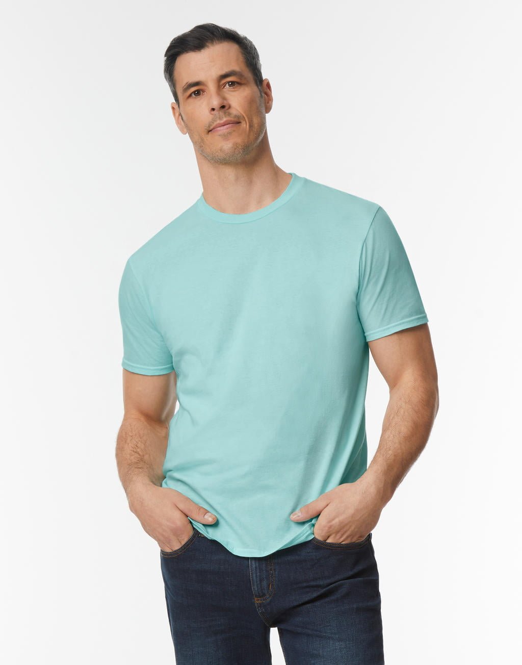 Polera Gildan Softstyle 880 Para Mujer - Blanca, De Algodón Suave Y Ajuste Semi-Fit