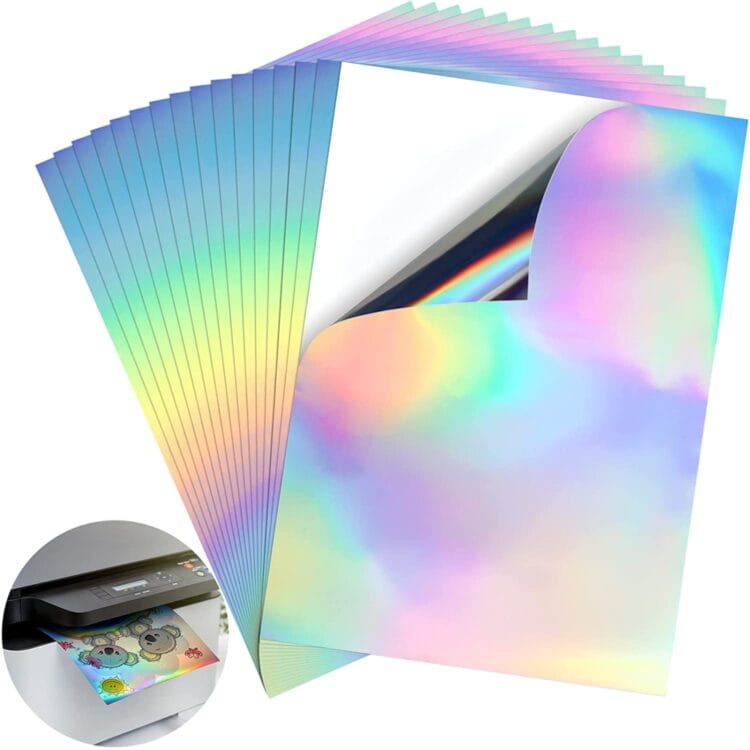 Printbare Holografisch Vinyl A4