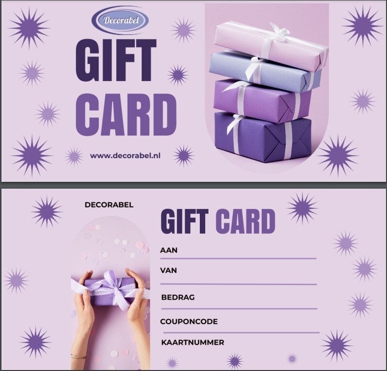 Cadeaubon Decorabel €15