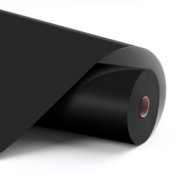 LOKLiK Permanent Adhesive Vinyl Matte 12 m - Black - 30.5 x 1200 cm