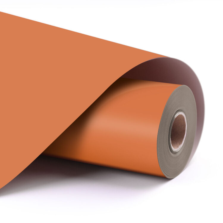 LOKLiK Permanent Adhesive Vinyl Matte - Orange - 30.5 x 180 cm