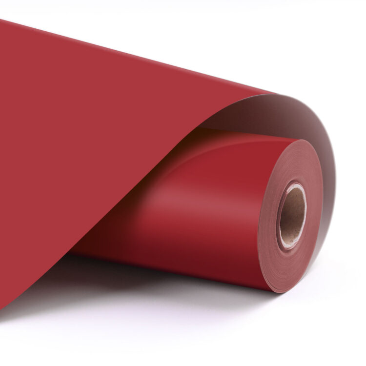 LOKLiK Permanent Adhesive Vinyl Matte - Red - 30.5 x 180 cm