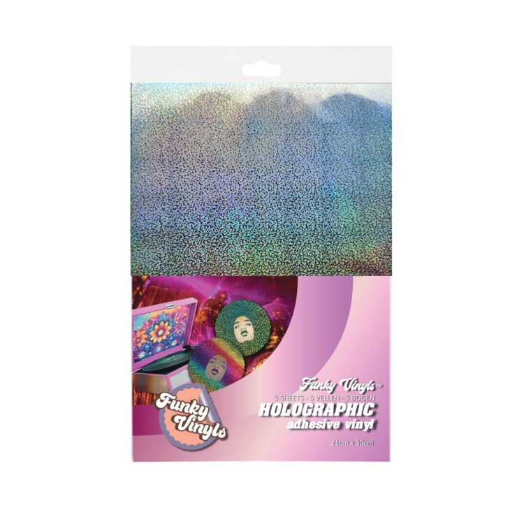 FunkyVinyls Craftpack - Holographic Adhesive Vinyl