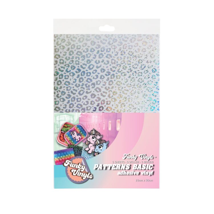 FunkyVinyls Craftpack - Patterns Basic Adhesive Vinyl