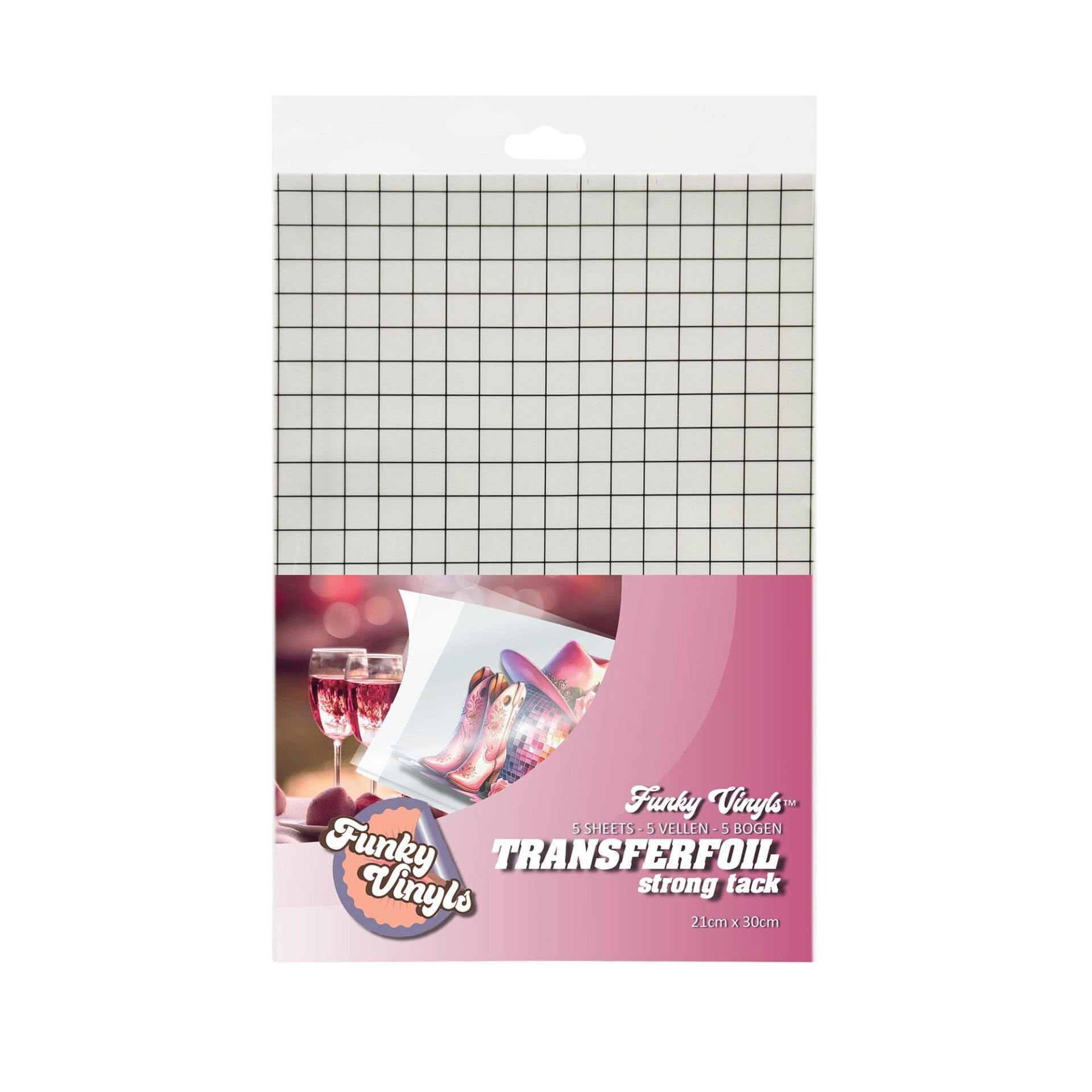FunkyVinyls Craftpack – Transferfoil Strong Tack