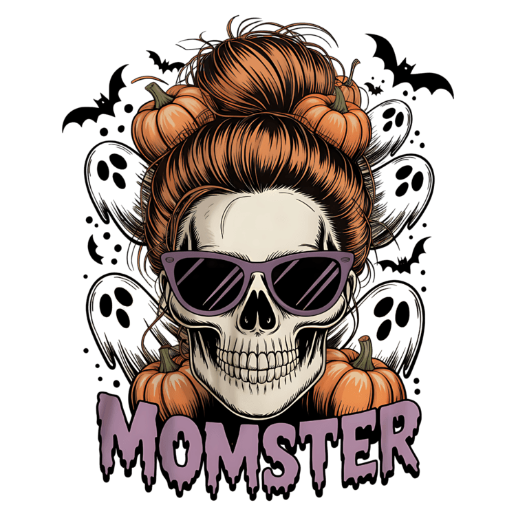 DTF Design kant en klaar – Momster S0007