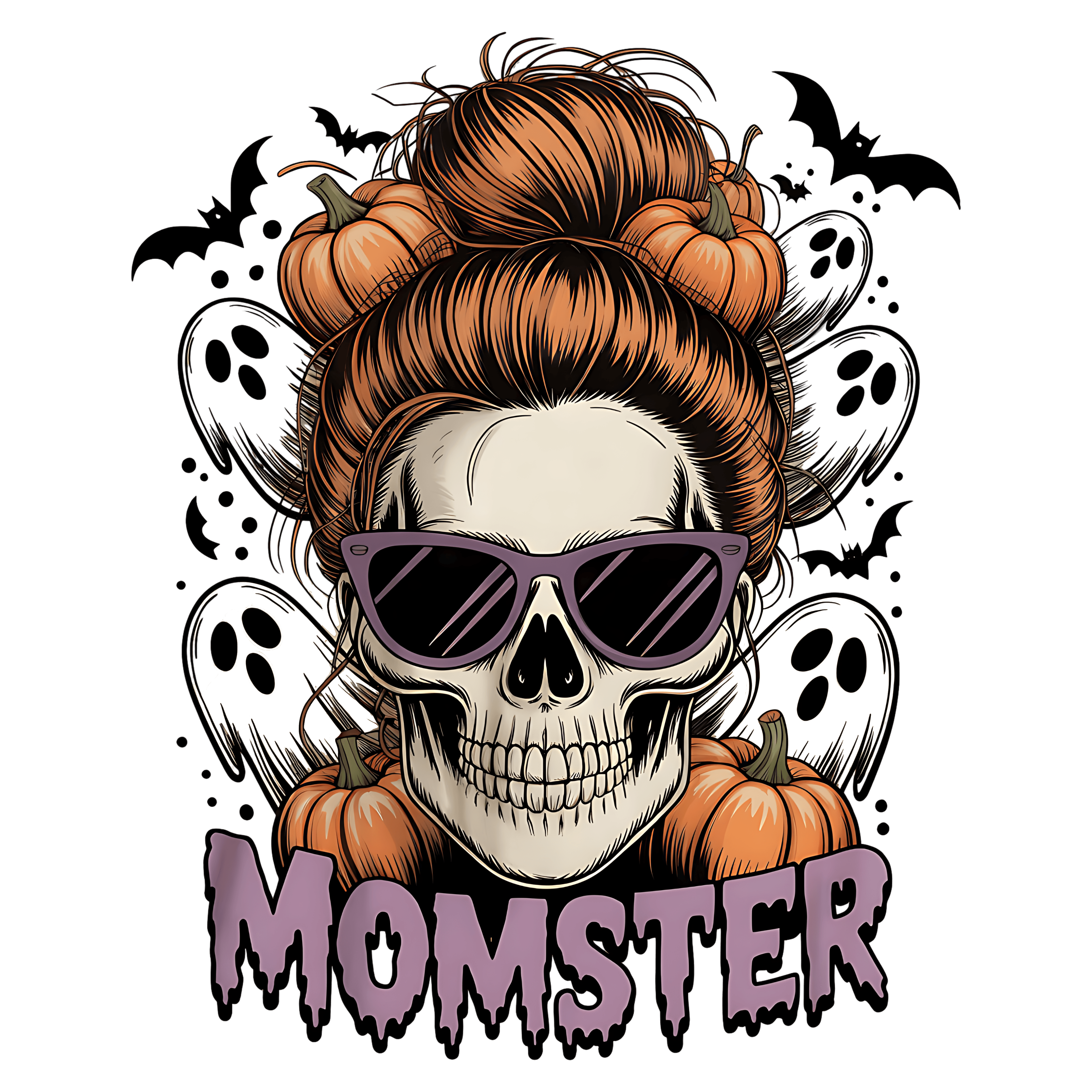 DTF Design kant en klaar – Momster S0007