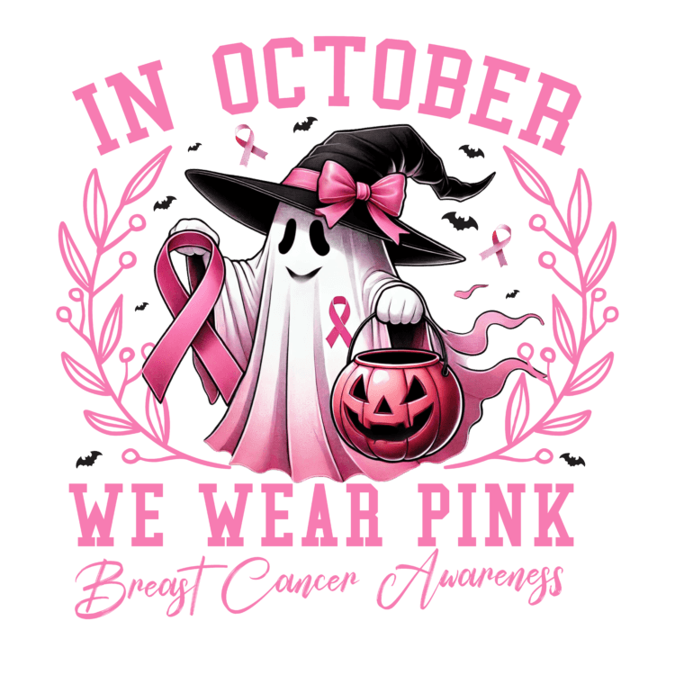 DTF Design kant en klaar –In October We Wear Pink A0004