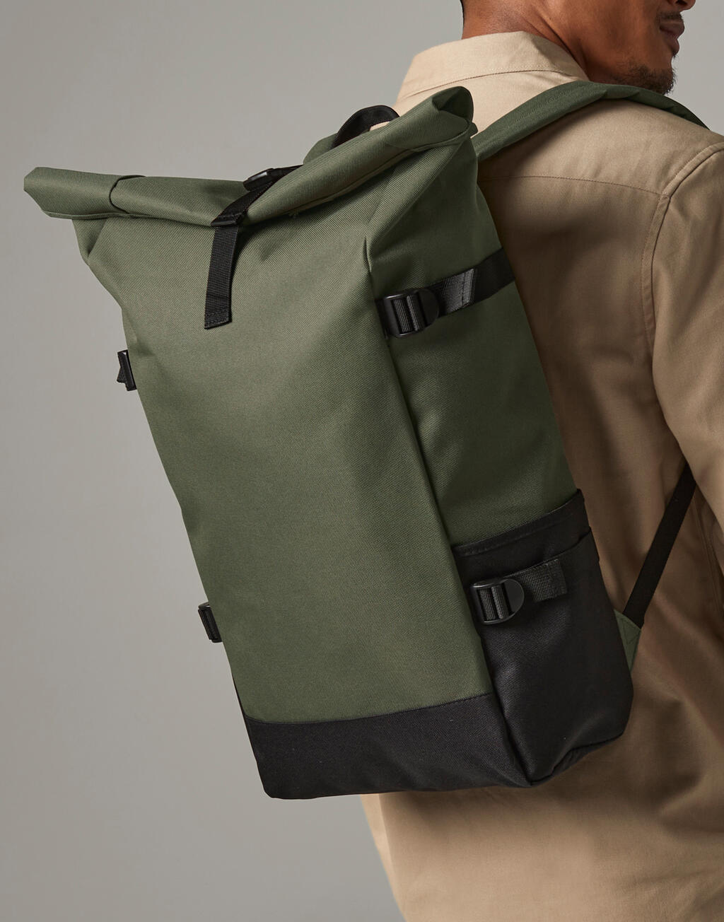 Bagbase Block Roll-Top Backpack