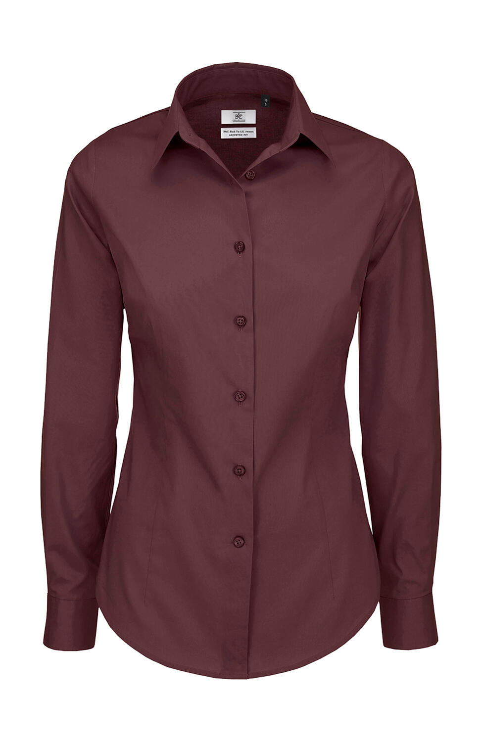 B&C Black Tie LSL/women Poplin Shirt