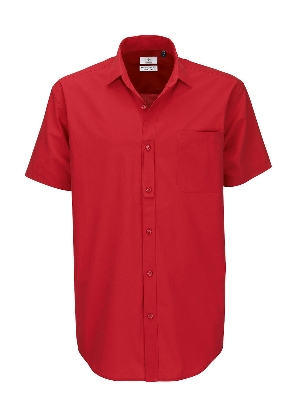 B&C Heritage SSL/men Poplin Shirt