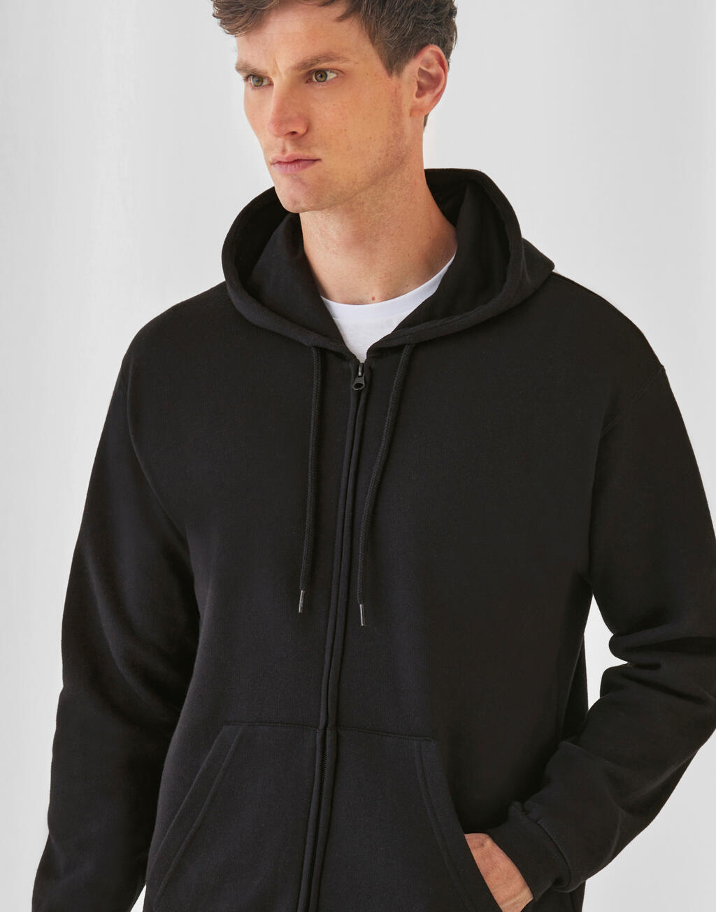B&C ID.205 50/50 Hooded Full Zip Sweat Unisex