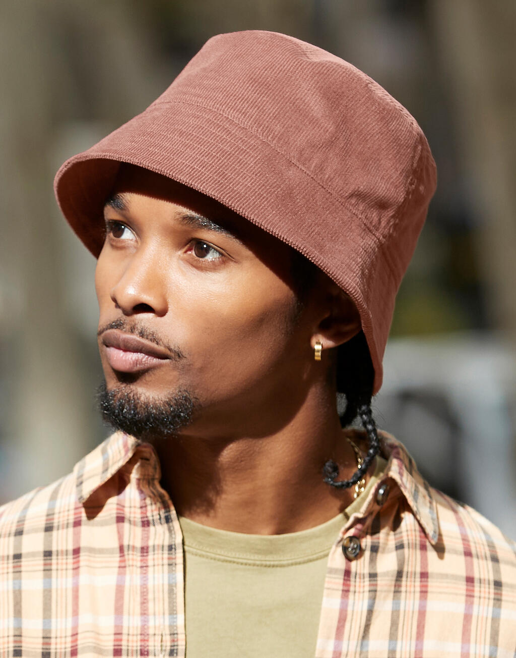 Beechfield EarthAware® Organic Cord Bucket Hat