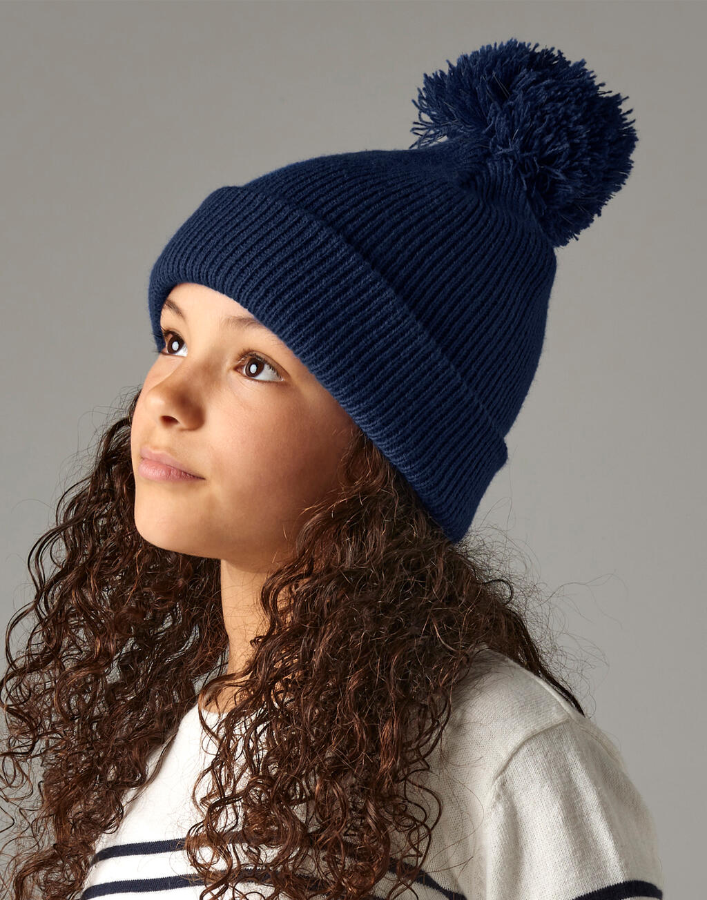 Beechfield Junior Reflective Bobble Beanie