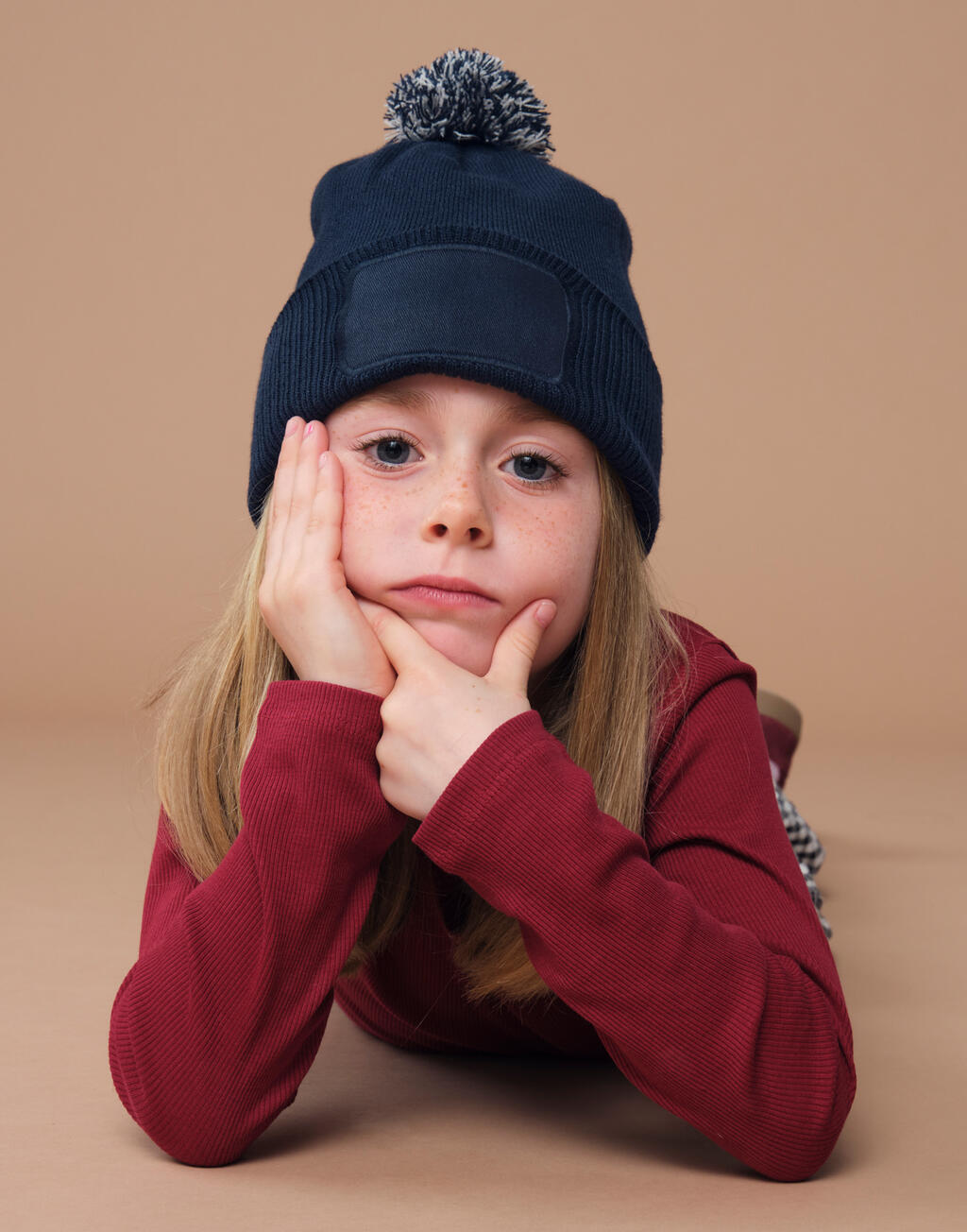 Beechfield Kids Snowstar Patch Beanie