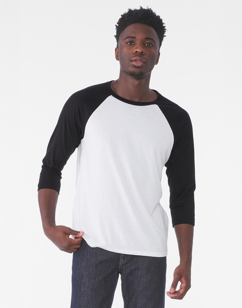 Bella+Canvas Unisex 3/4 Sleeve Baseball T-Shirt