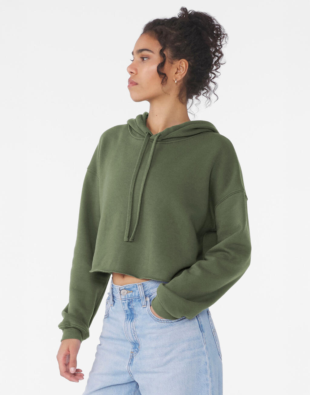 Bella+Canvas Women’s Cropped Fleece Hoodie