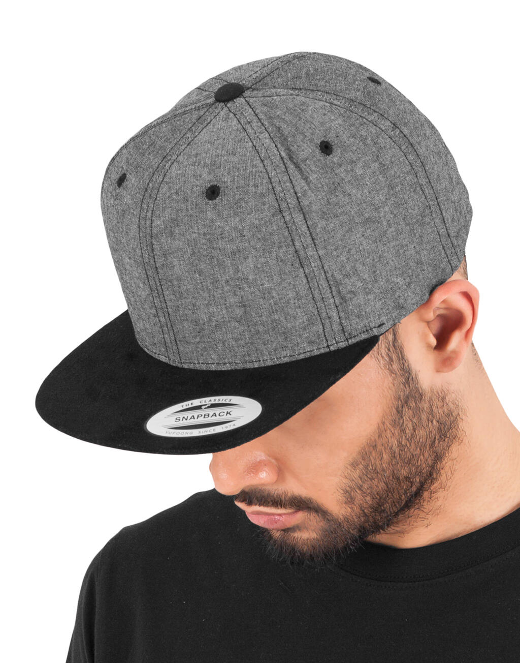 Flexfit Chambray-Suede Snapback