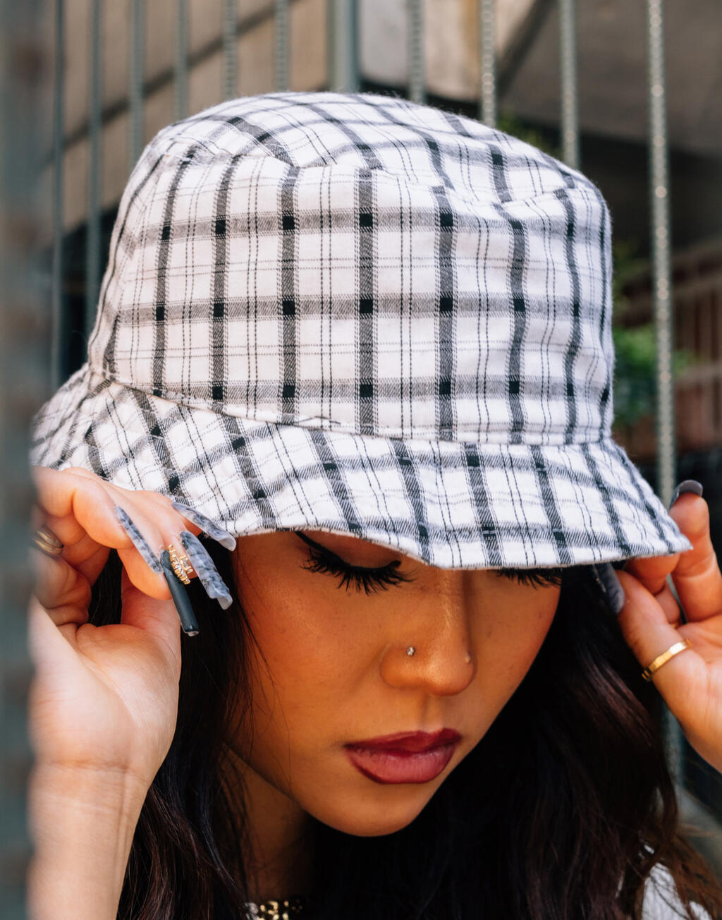Flexfit Check Bucket Hat