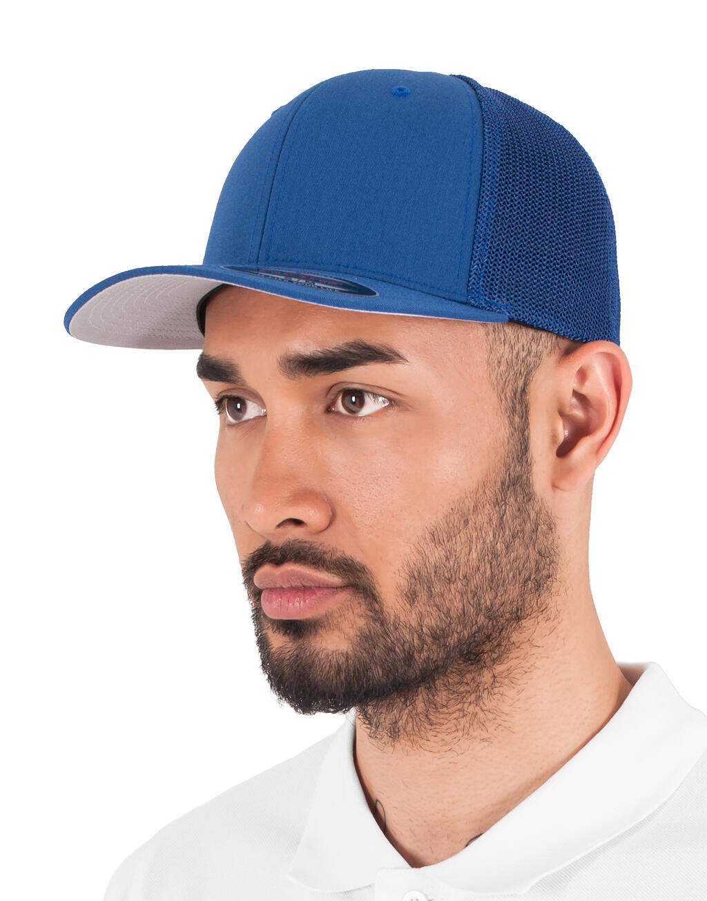 Flexfit Mesh Cotton Twill Trucker Cap