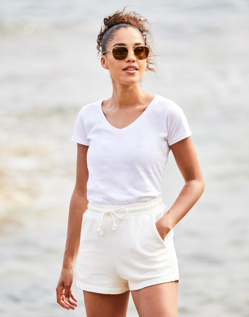 Fruit of the Loom Ladies’ Iconic 150 V Neck T