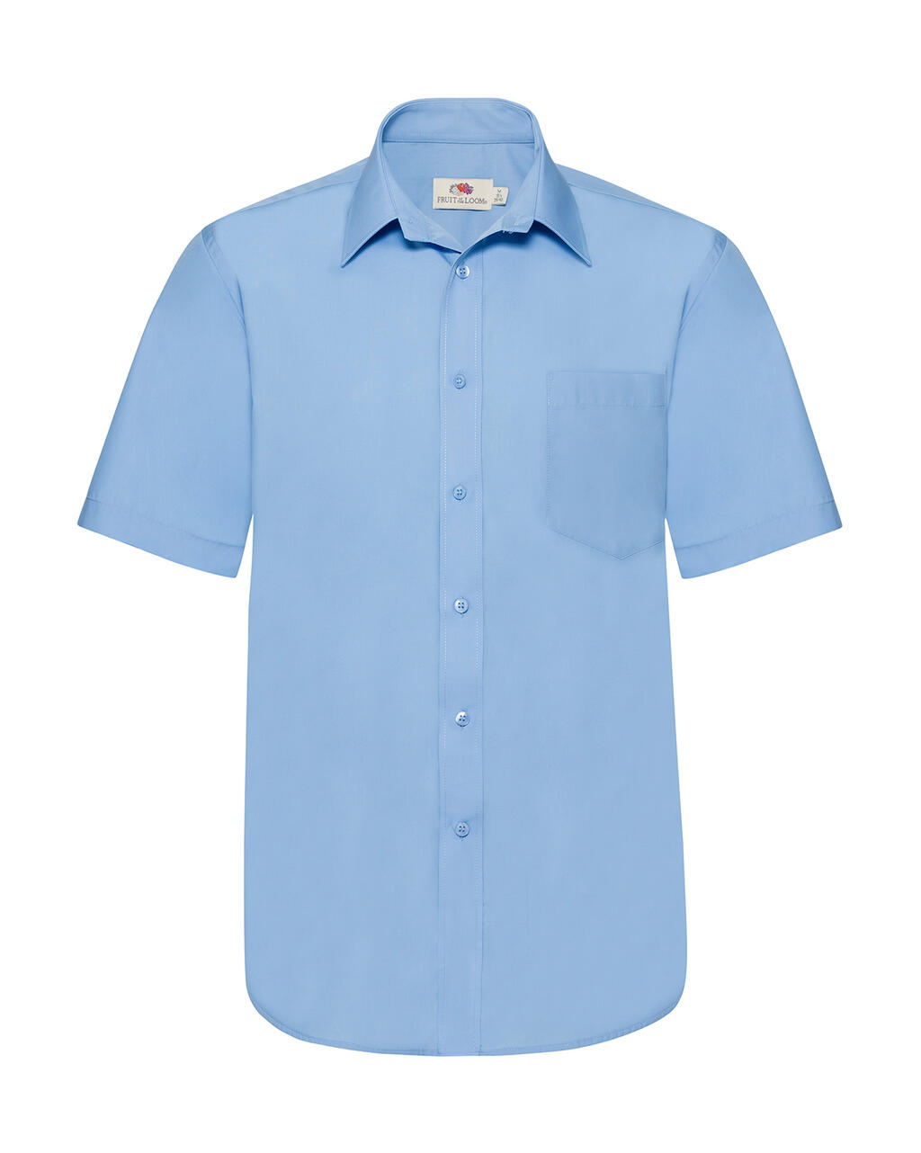 Fruit of the Loom Poplin Shirt Short Sleeve