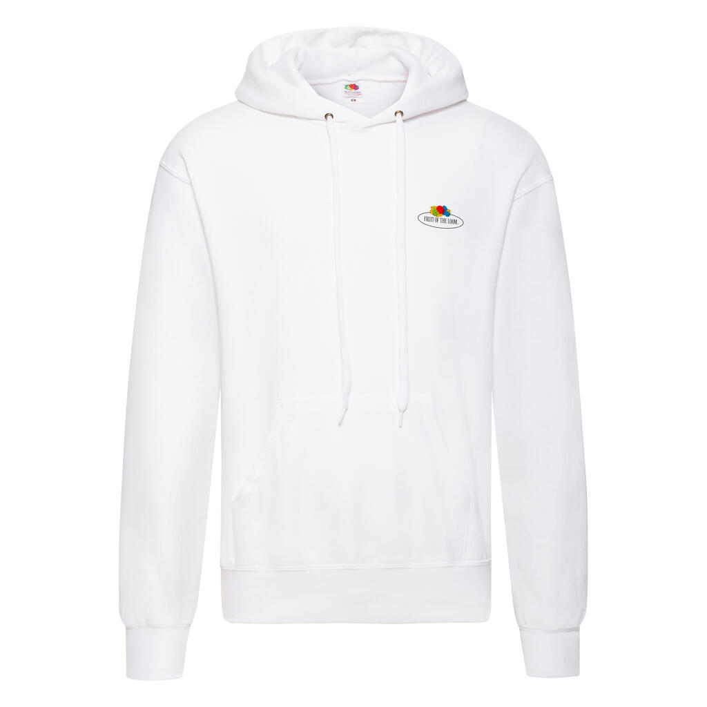 Fruit of the Loom Vintage Collection Vintage Hooded Sweat Classic Small Logo Print