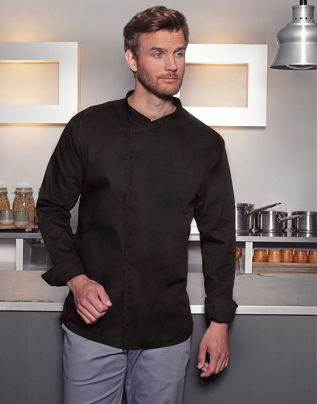 Karlowsky Chef’s Shirt Basic Long Sleeve