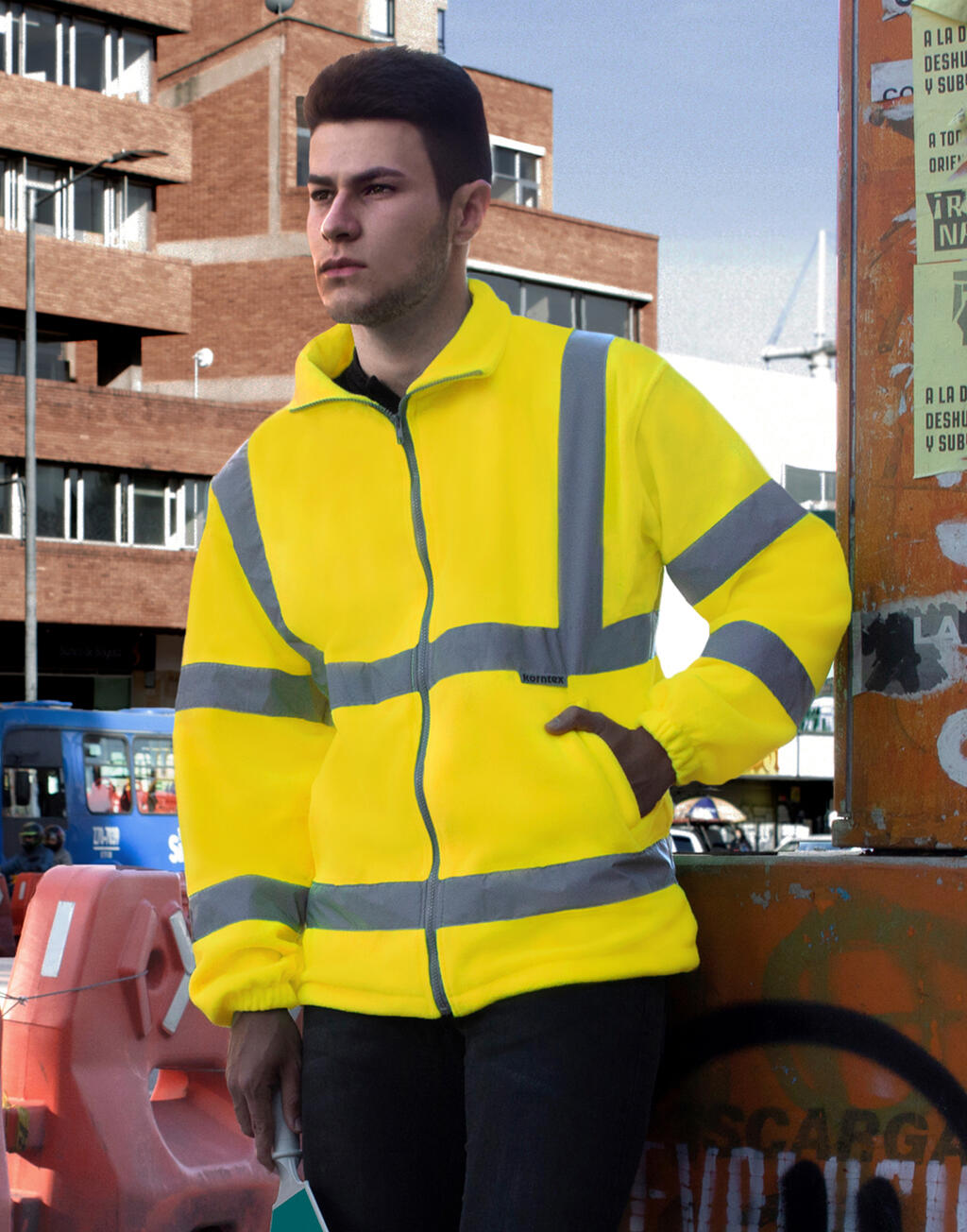 Korntex Hi-Vis Fleece Jacket “Bergen”