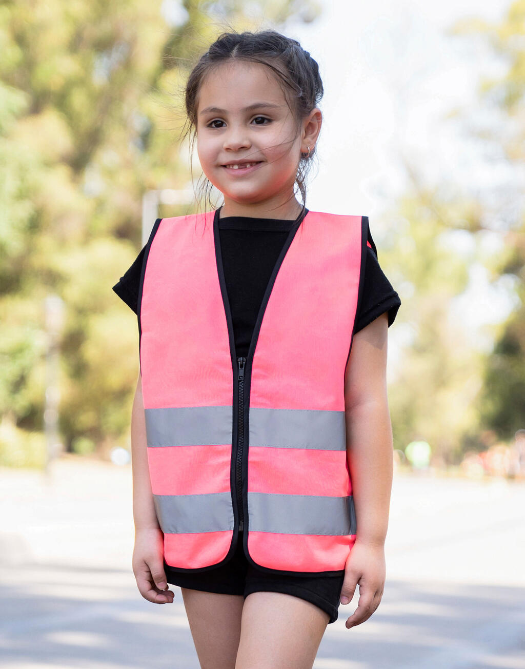 Korntex Signal Zipper Vest for Kids “Aalborg”