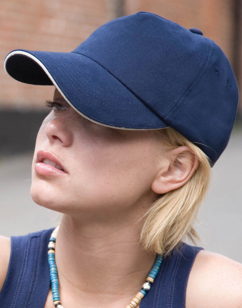 Result Headwear Brushed Cotton Decorator Cap with Sandwich Peak