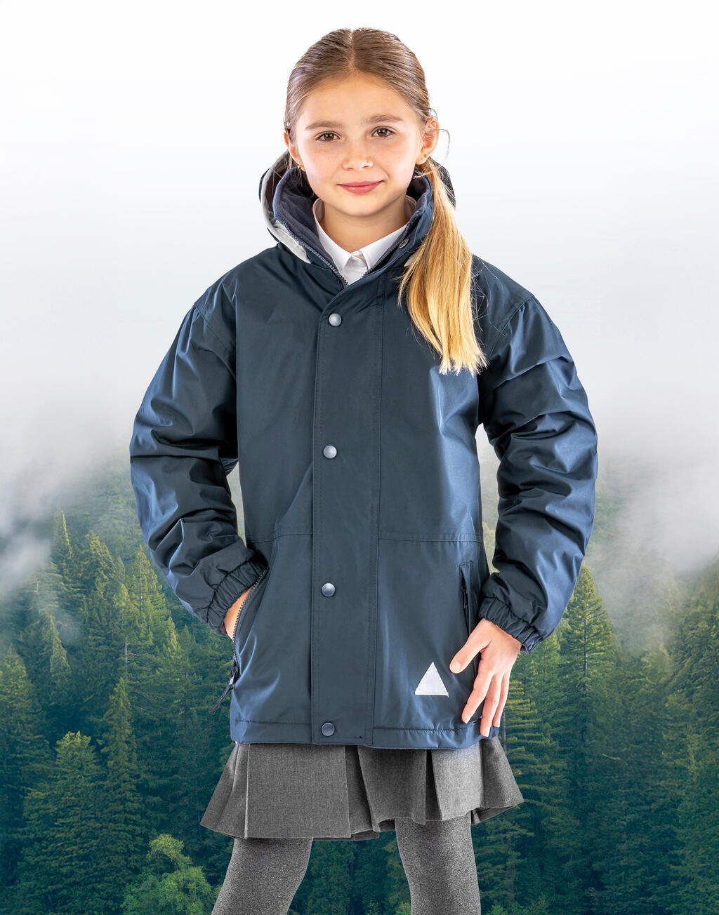 Result Junior Reversible Stormproof Jacket