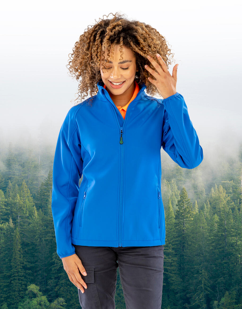 Result Recycled Women’s Recycled 2-Layer Printable Softshell Jkt